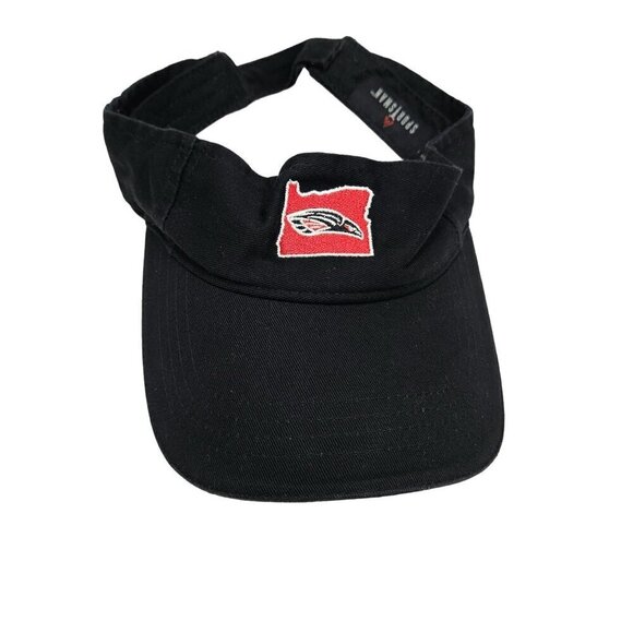 Southern Oregon University SOU The Raisers Sportsman Black Visor Hook Loop Strap - Picture 1 of 9